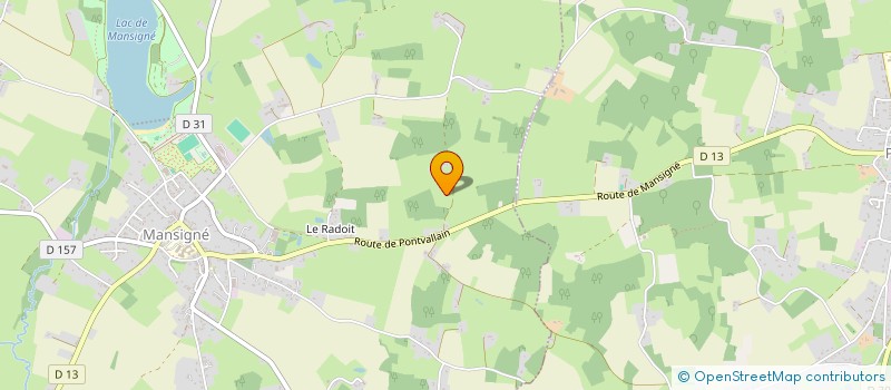 localisation de l'entreprise MONSIEUR MORGAN DEZILLE  MANSIGNE