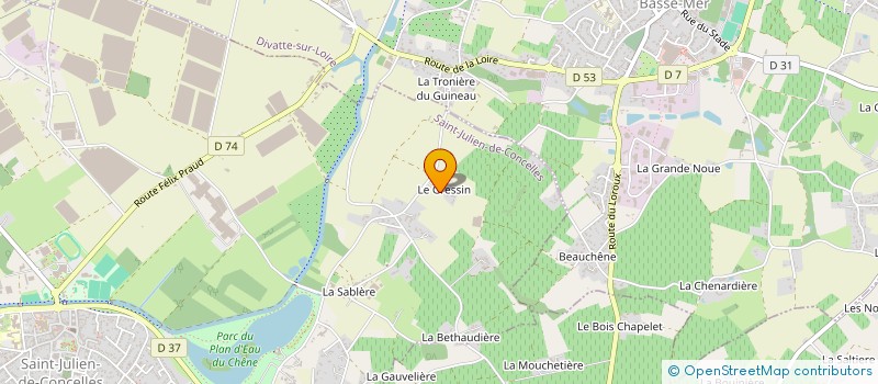 localisation de l'entreprise MONSIEUR MORGAN DIDIER à SAINT-JULIEN-DE-CONCELLES