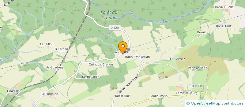 localisation de l'entreprise MONSIEUR MORGAN DIVERREZ  PONT-DE-BUIS-LES-QUIMERCH