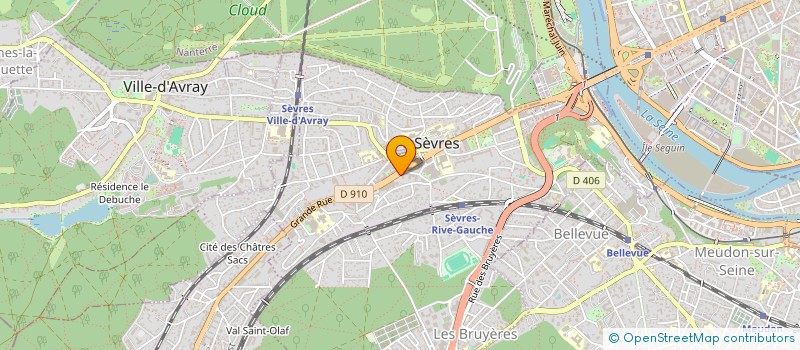 localisation de l'entreprise MONSIEUR MORGAN DJAMBE à SEVRES