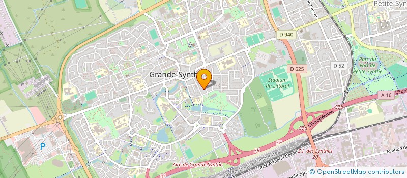 localisation de l'entreprise MONSIEUR MORGAN DOBBELAERE  GRANDE-SYNTHE