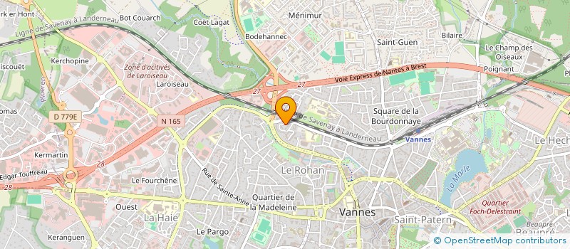 localisation de l'entreprise MONSIEUR MORGAN DODARD à VANNES