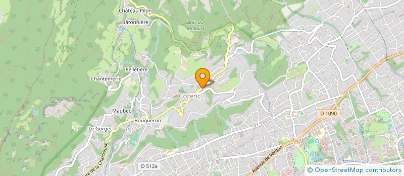 localisation de l'entreprise MONSIEUR MORGAN DOURS  CORENC