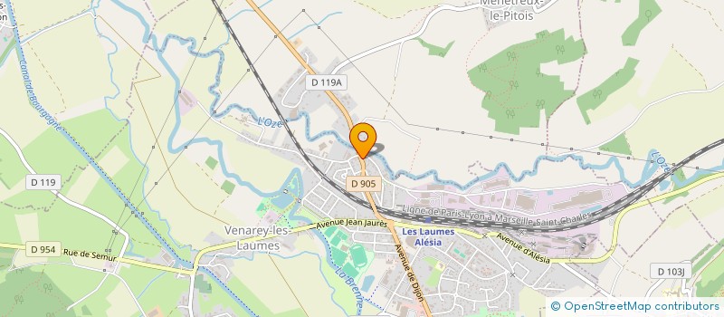 localisation de l'entreprise MONSIEUR MORGAN DUNCAS  VENAREY-LES-LAUMES