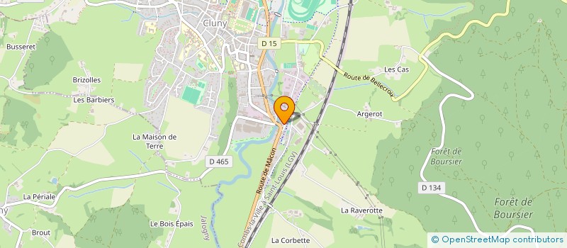 localisation de l'entreprise MONSIEUR MORGAN DUPLESSIS  CLUNY