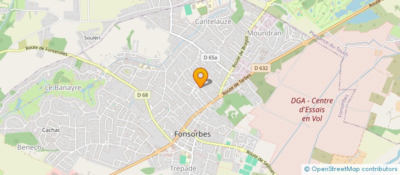 localisation de l'entreprise MONSIEUR MORGAN DUPONT  FONSORBES