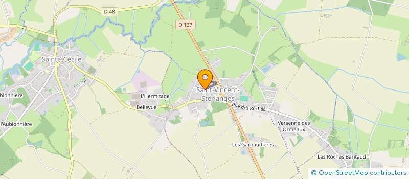 localisation de l'entreprise MONSIEUR MORGAN DUTERTRE  SAINTE-CECILE