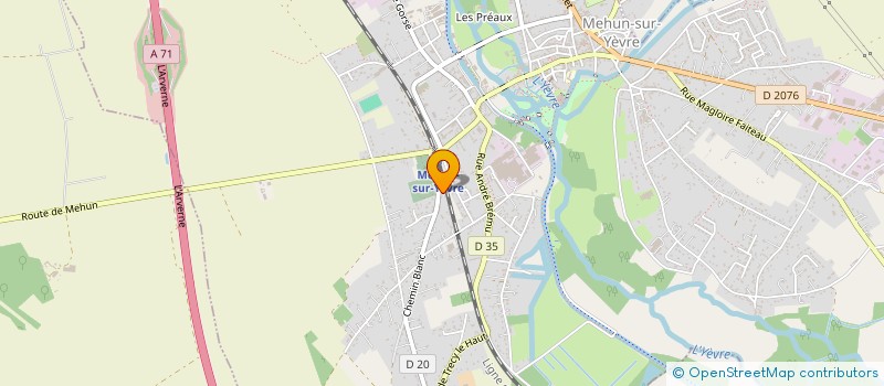 localisation de l'entreprise MONSIEUR MORGAN EUVRARD  MEHUN-SUR-YEVRE