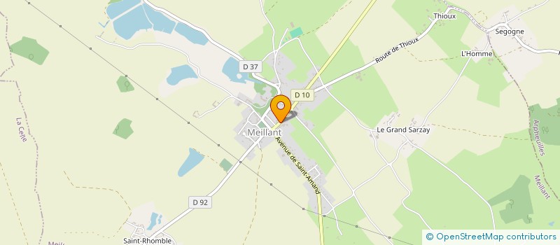 localisation de l'entreprise MONSIEUR MORGAN EVRAD  MEILLANT