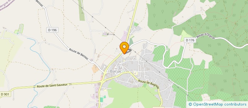 localisation de l'entreprise MONSIEUR MORGAN FACON  BARJAC