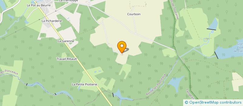 localisation de l'entreprise MONSIEUR MORGAN FONTAINE  AVRILLE-LES-PONCEAUX