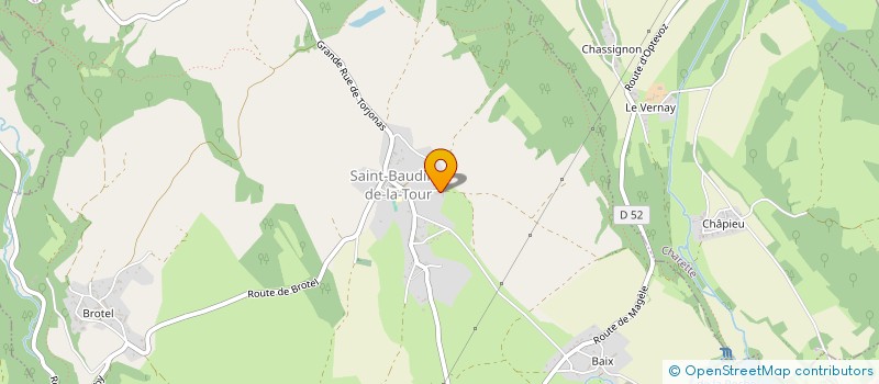 localisation de l'entreprise MONSIEUR MORGAN FRIGENI  SAINT-BAUDILLE-DE-LA-TOUR