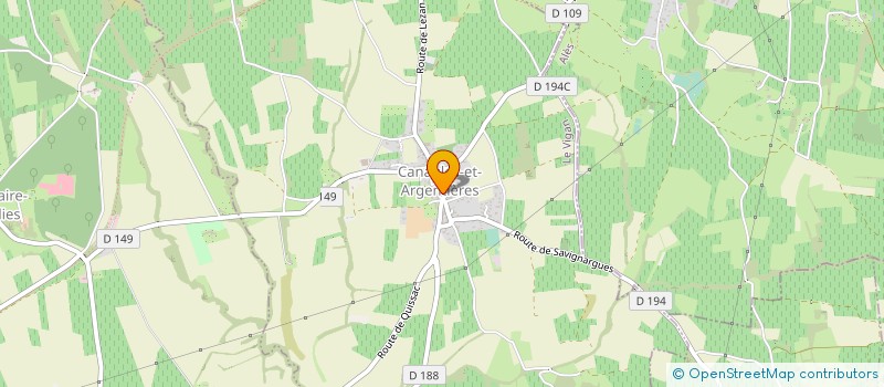 localisation de l'entreprise MONSIEUR MORGAN FROMENT  CANAULES-ET-ARGENTIERES