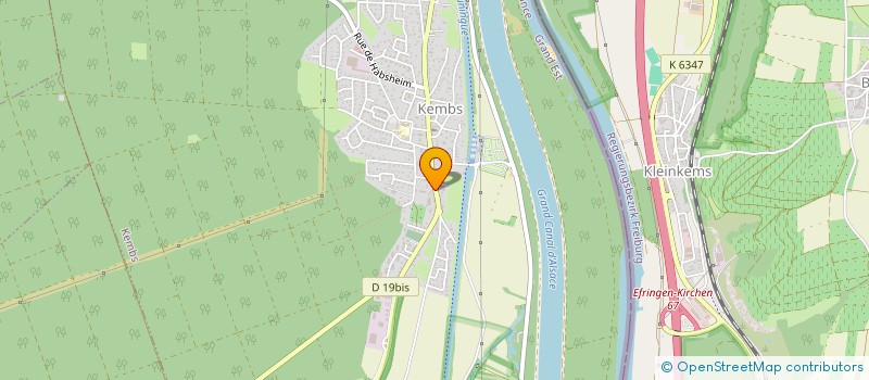 localisation de l'entreprise MONSIEUR MORGAN GABELLE  KEMBS