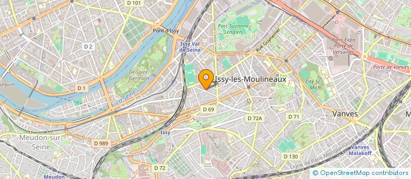 localisation de l'entreprise MONSIEUR MORGAN GAEL à ISSY-LES-MOULINEAUX