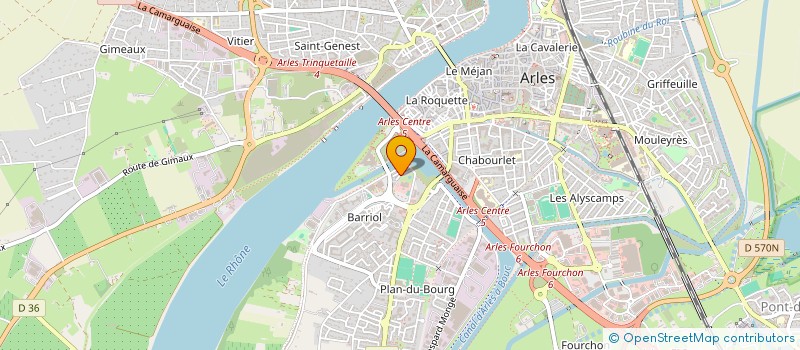 localisation de l'entreprise MONSIEUR MORGAN GAZIA  ARLES