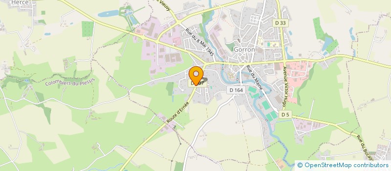 localisation de l'entreprise MONSIEUR MORGAN GENDRON  GORRON