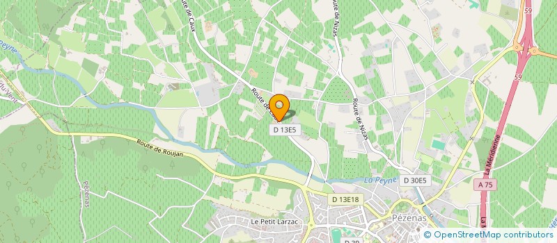 localisation de l'entreprise MONSIEUR MORGAN GENIEYS  PEZENAS