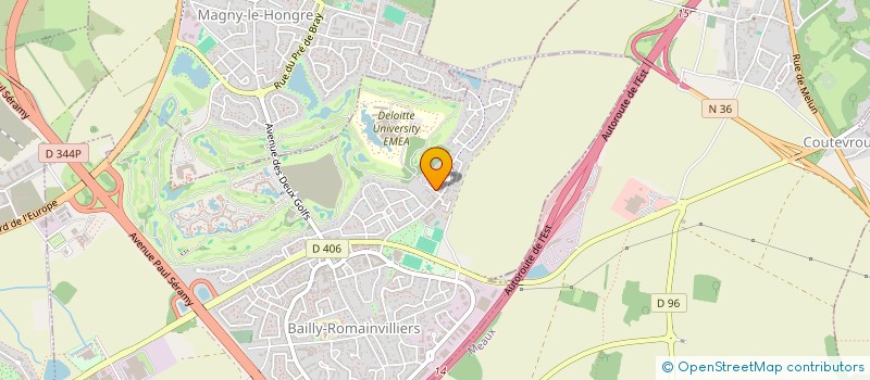 localisation de l'entreprise MONSIEUR MORGAN GODI  BAILLY-ROMAINVILLIERS