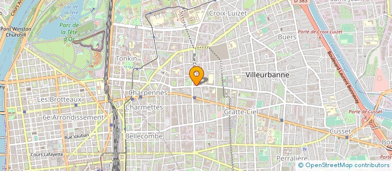 localisation de l'entreprise MONSIEUR MORGAN GODOT  VILLEURBANNE