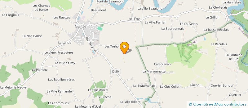 localisation de l'entreprise MONSIEUR MORGAN GOUSSET  GUITTE