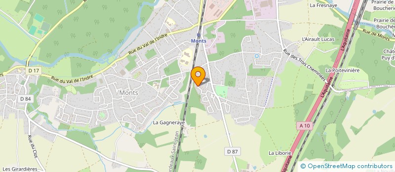 localisation de l'entreprise MONSIEUR MORGAN GRILLARD  MONTS