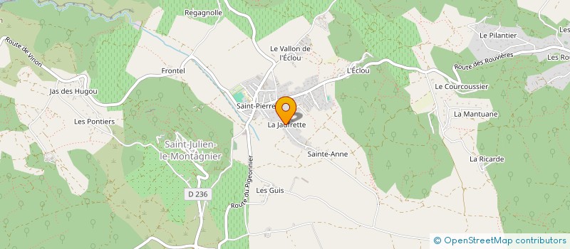 localisation de l'entreprise MONSIEUR MORGAN GRISON  SAINT-JULIEN