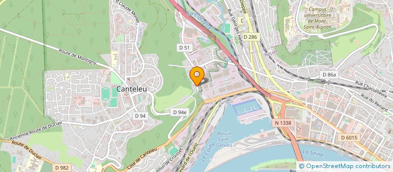 localisation de l'entreprise MONSIEUR MORGAN GROULT  CANTELEU