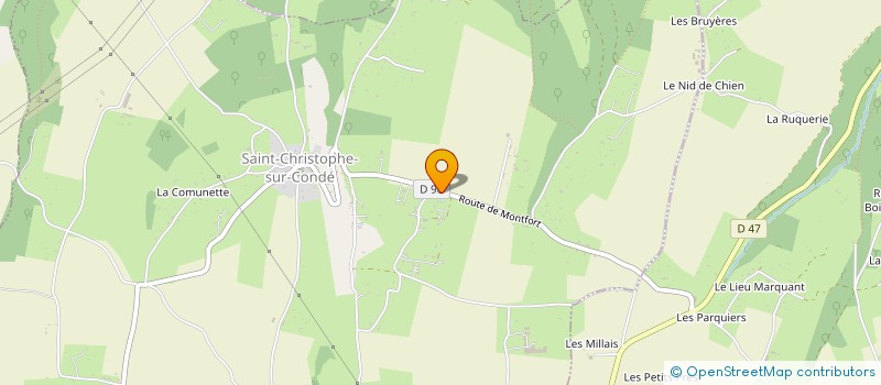 localisation de l'entreprise MONSIEUR MORGAN GRUEL à SAINT-CHRISTOPHE-SUR-CONDE