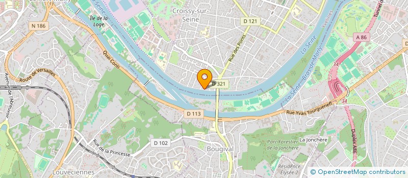 localisation de l'entreprise MONSIEUR MORGAN GUEGAN à CROISSY-SUR-SEINE