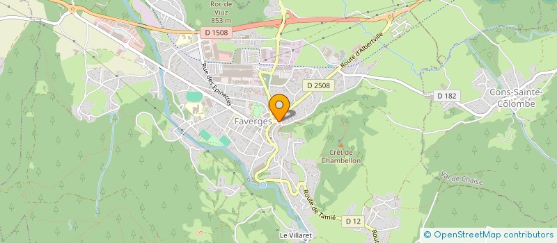 localisation de l'entreprise MONSIEUR MORGAN GUIGNERAT  FAVERGES-SEYTHENEX