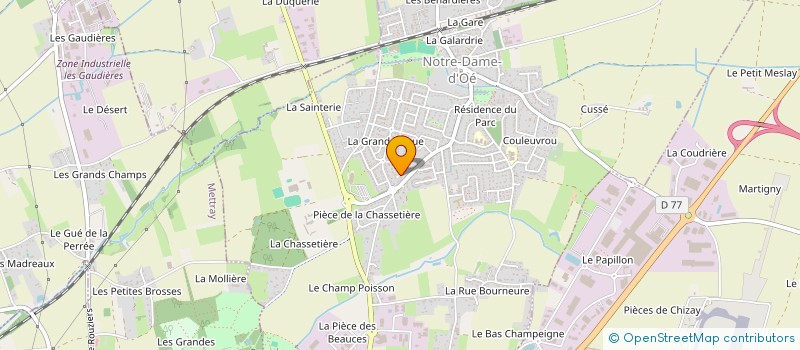 localisation de l'entreprise MONSIEUR MORGAN HASSELSWEILER  NOTRE-DAME-D'OE