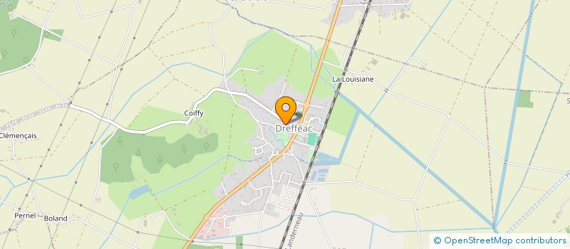 localisation de l'entreprise MONSIEUR MORGAN HAUROGNE  DREFFEAC