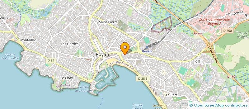 localisation de l'entreprise MONSIEUR MORGAN HELARD  ROYAN