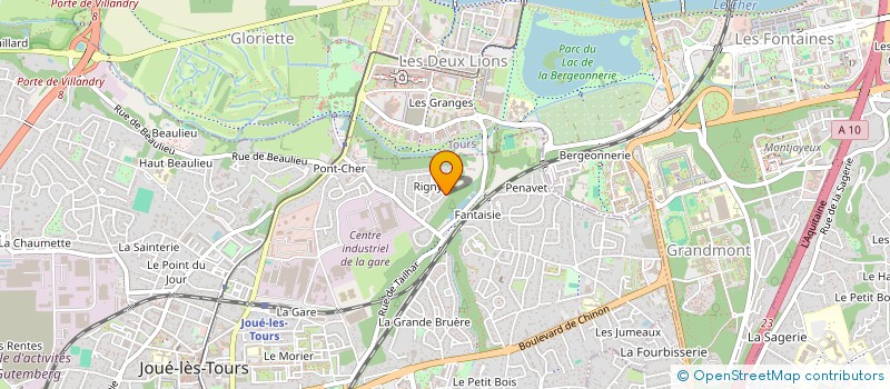 localisation de l'entreprise MONSIEUR MORGAN HELENE  JOUE-LES-TOURS