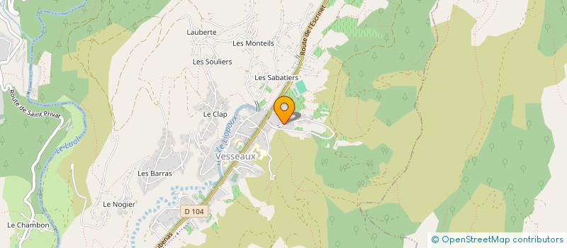 localisation de l'entreprise MONSIEUR MORGAN HOARAU  VESSEAUX