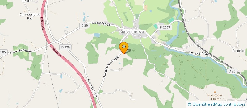 localisation de l'entreprise MONSIEUR MORGAN HUIBAN  SALON-LA-TOUR