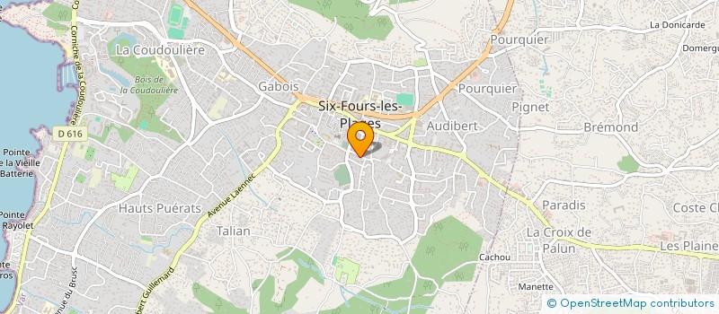 localisation de l'entreprise MONSIEUR MORGAN HUSSON à SIX-FOURS-LES-PLAGES