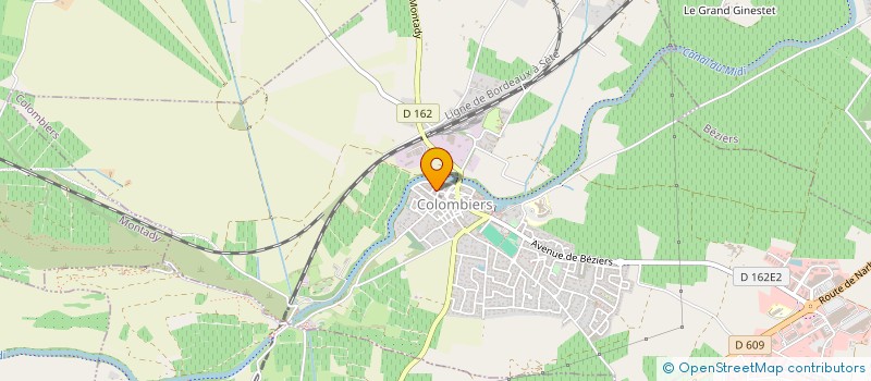 localisation de l'entreprise MONSIEUR MORGAN INFANTI à COLOMBIERS