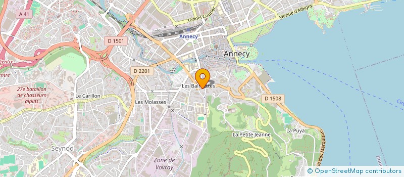 localisation de l'entreprise MONSIEUR MORGAN JEANNIN à ANNECY