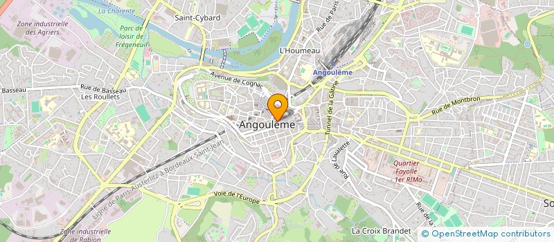 localisation de l'entreprise MONSIEUR MORGAN JOFFIN à ANGOULEME