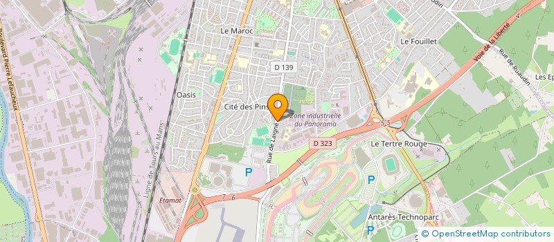 localisation de l'entreprise MONSIEUR MORGAN JOURNAUX  LE MANS