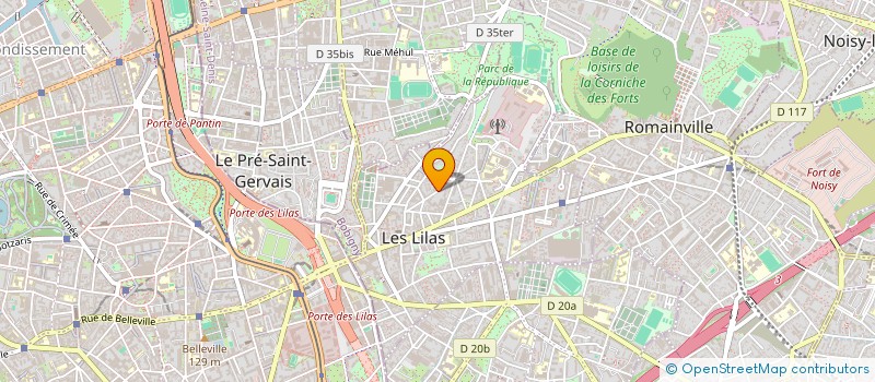 localisation de l'entreprise MONSIEUR MORGAN KATOMBA à LES LILAS