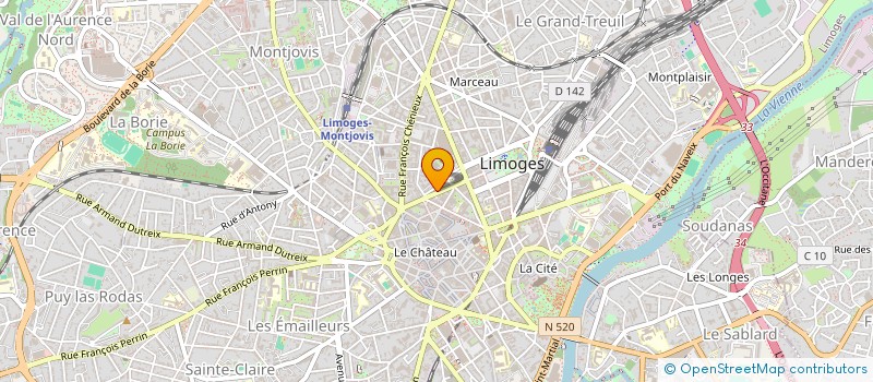 localisation de l'entreprise MONSIEUR MORGAN KOUASSI à LIMOGES