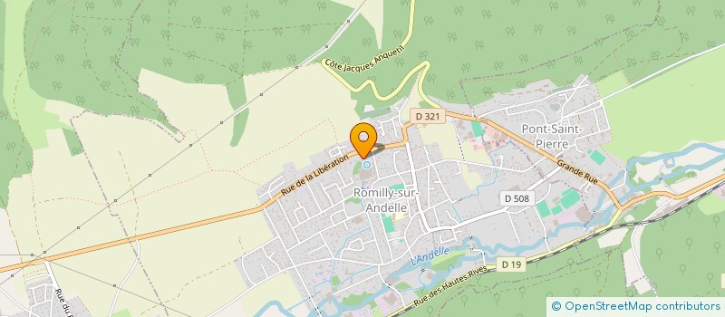 localisation de l'entreprise MONSIEUR MORGAN LAMARCHE à ROMILLY-SUR-ANDELLE