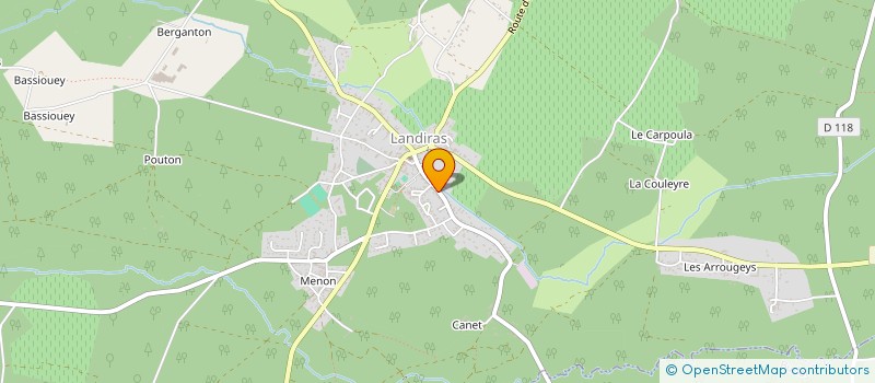 localisation de l'entreprise MONSIEUR MORGAN LARTIGUE  LANDIRAS