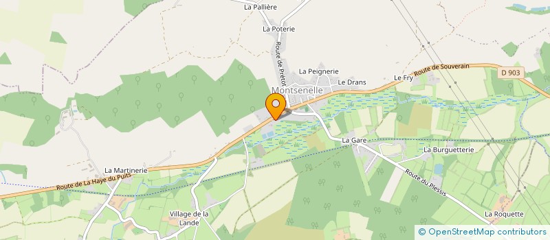 localisation de l'entreprise MONSIEUR MORGAN LAUNEY  MONTSENELLE