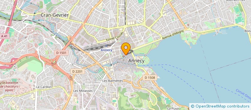 localisation de l'entreprise MONSIEUR MORGAN LAUPIES  ANNECY