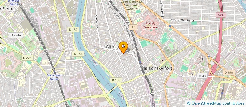 localisation de l'entreprise MONSIEUR MORGAN LE HEGARAT  ALFORTVILLE