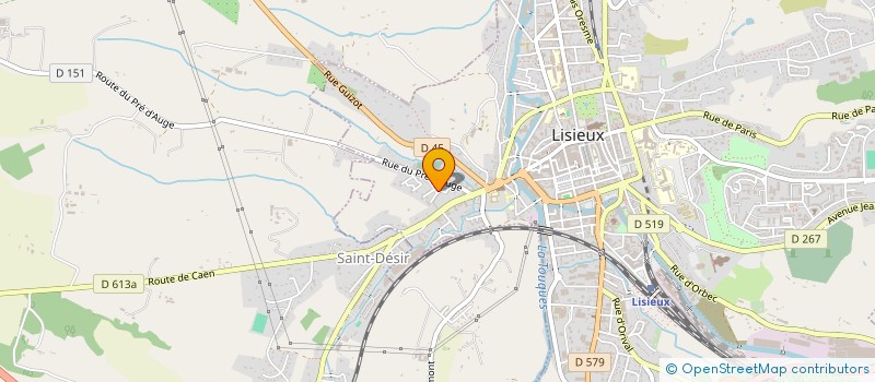 localisation de l'entreprise MONSIEUR MORGAN LEBAS  LISIEUX